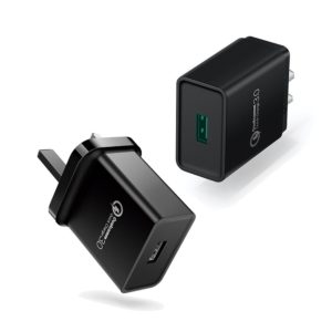 18W USB Quick Charge 3.0 Mobile Phone Charger (US/UK Plug)