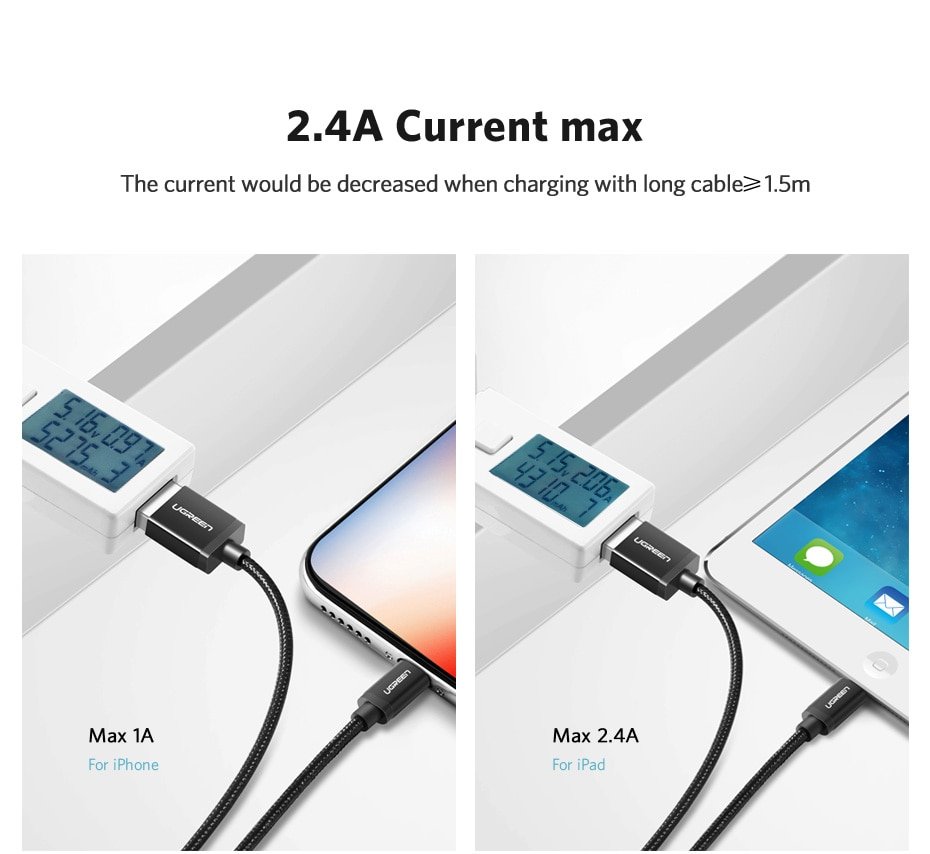 MFi USB-A to Lightning Fast Charge Nylon Cable
