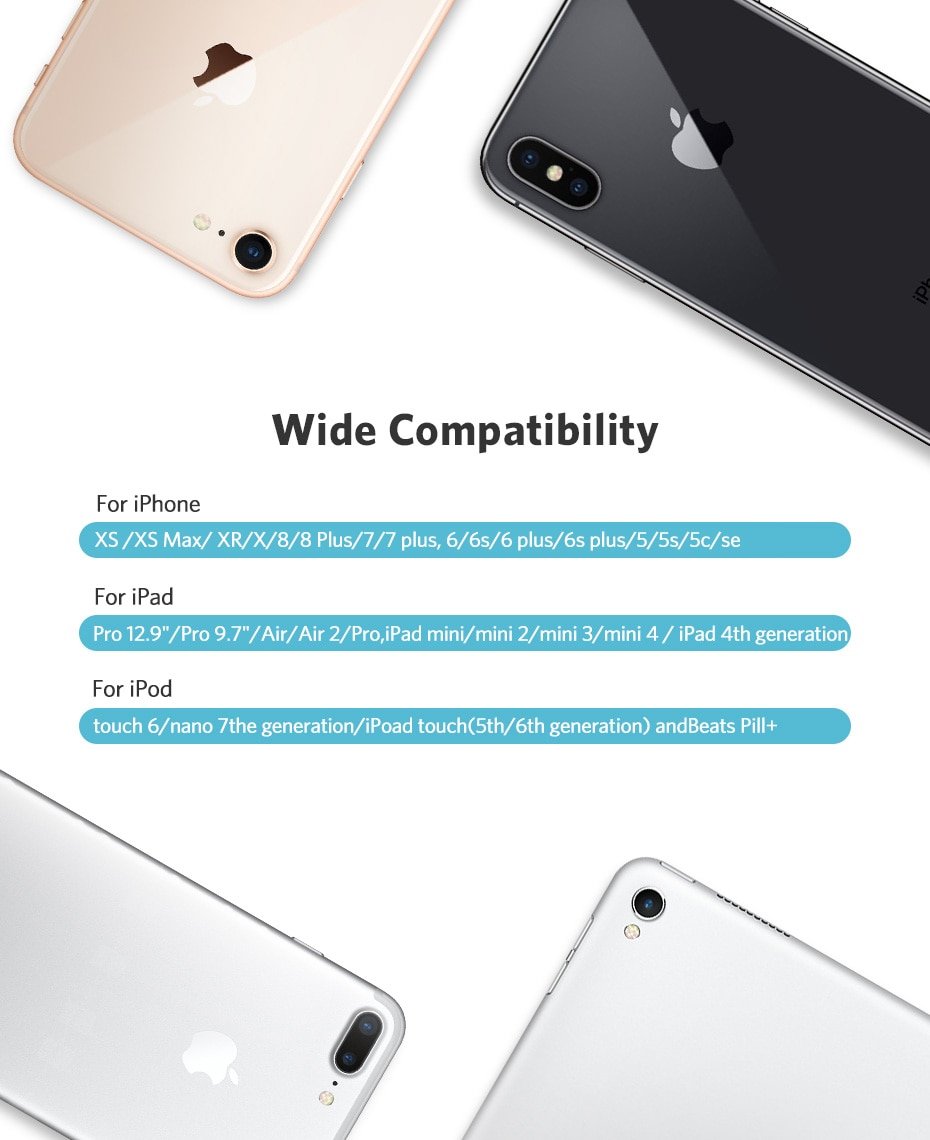 MFi USB-A to Lightning Fast Charge Nylon Cable