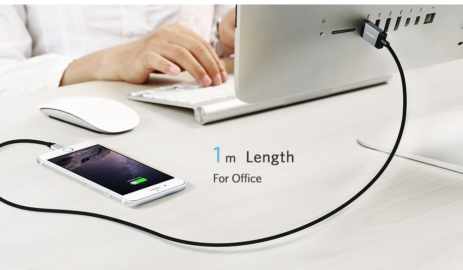 MFi USB-A to Lightning Fast Charge Nylon Cable