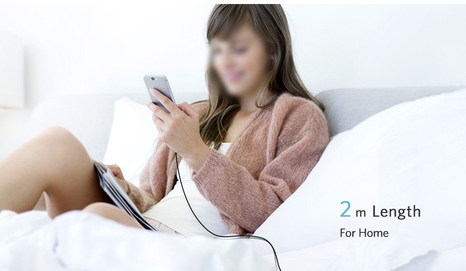 MFi USB-A to Lightning Fast Charge Nylon Cable