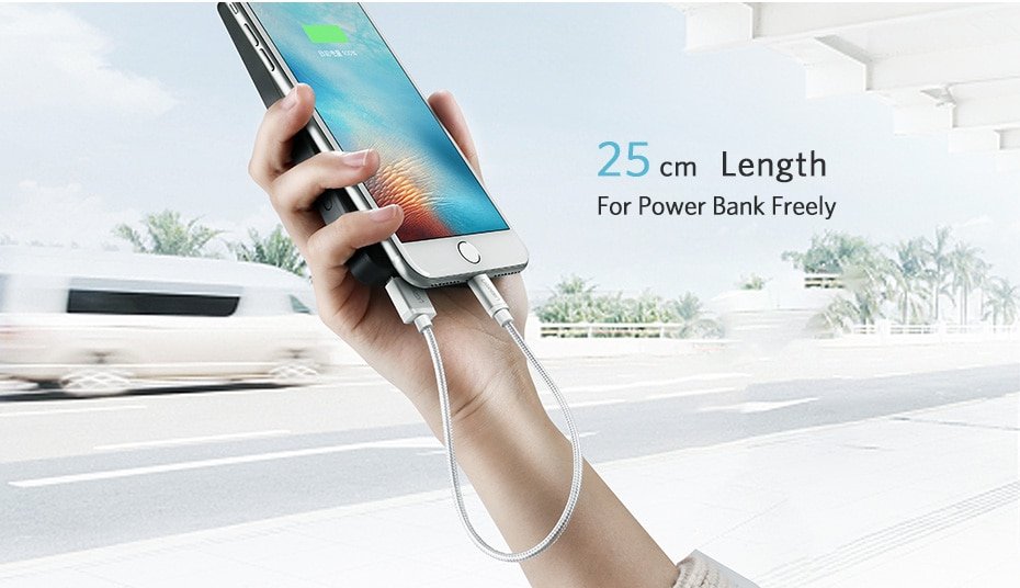 MFi USB-A to Lightning Fast Charge Nylon Cable