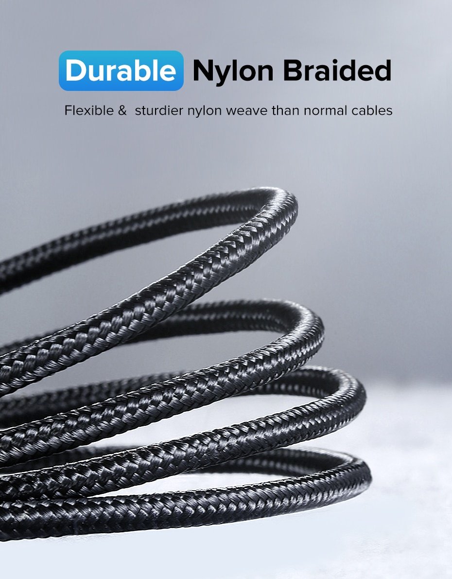USB-C to USB-C Fast Charge Nylon Cable