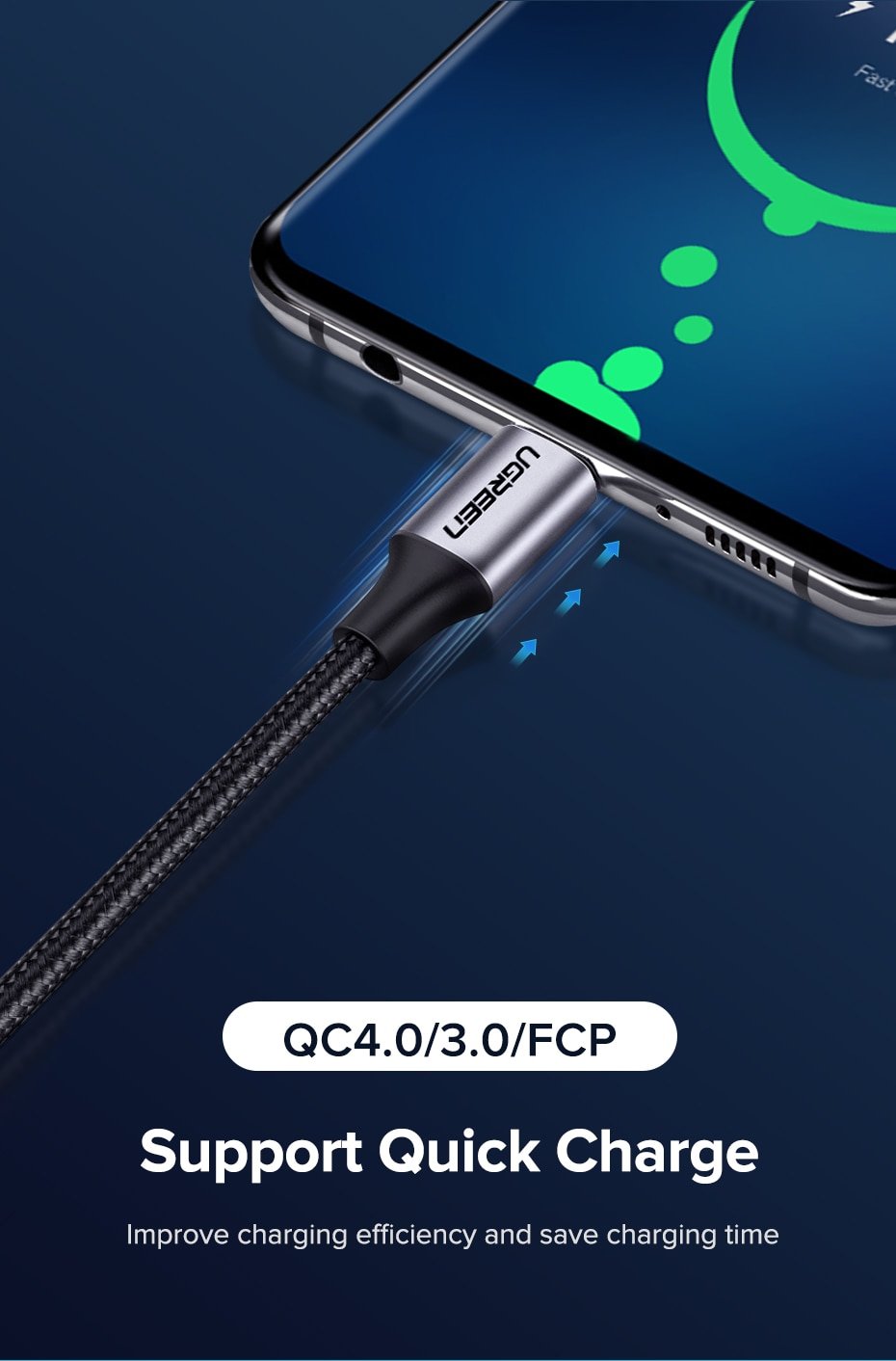 USB-C to USB-C Fast Charge Nylon Cable