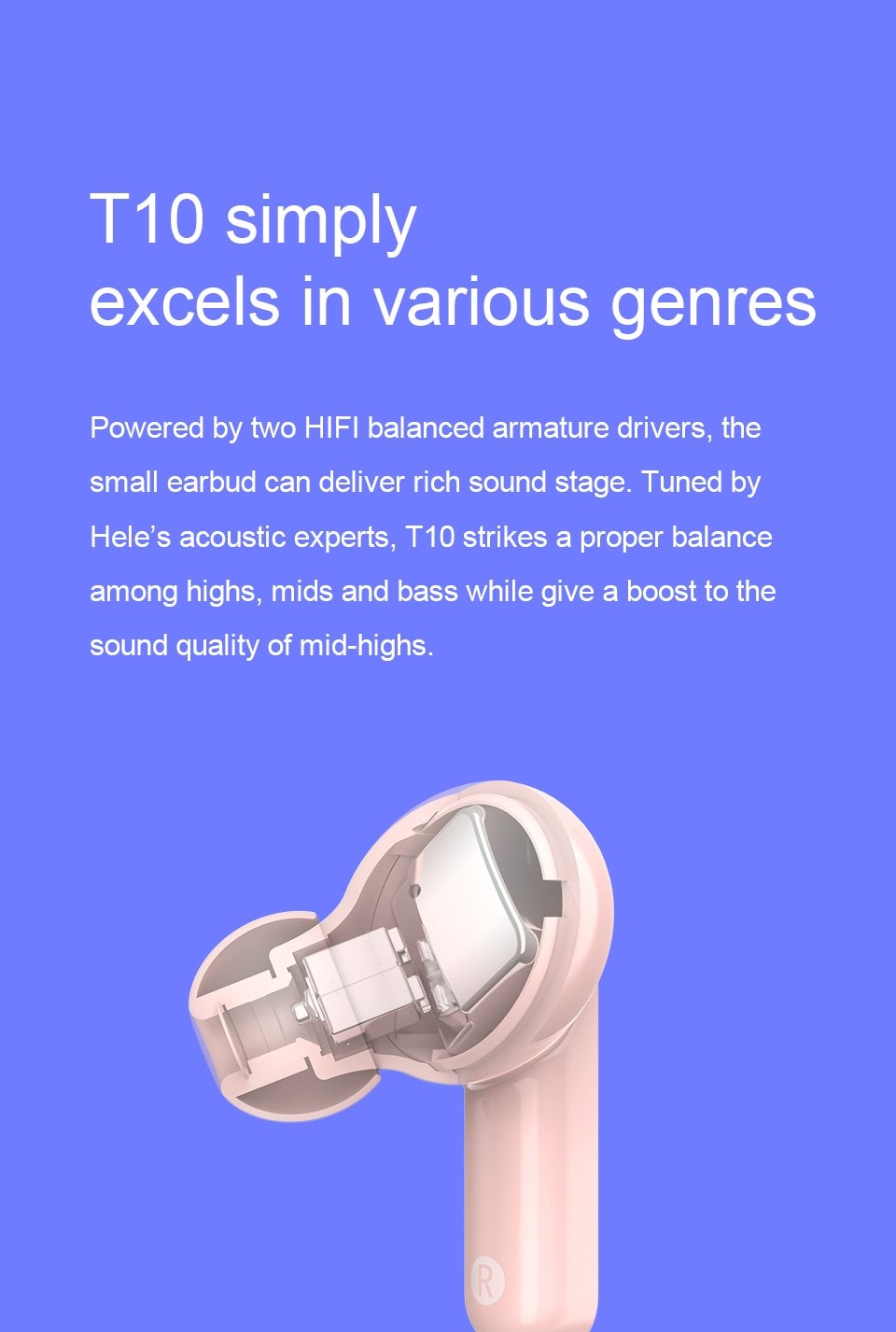 T10 True Wireless Bluetooth Headphones